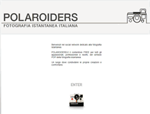 Tablet Screenshot of polaroiders.it